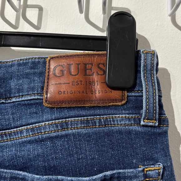 🎉4/30$🎉 Guess Men's Slim Straight Jeans - Dark Blue - Picture 4 of 6